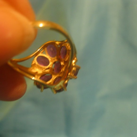 14K Rhodolite Garnet Ring - Picture 5 of 8